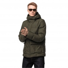 Jack Wolfskin Winter-Daunenjacke Frozen Lake (winddicht, PFC-frei, sehr warm) dunkelgrün Herren